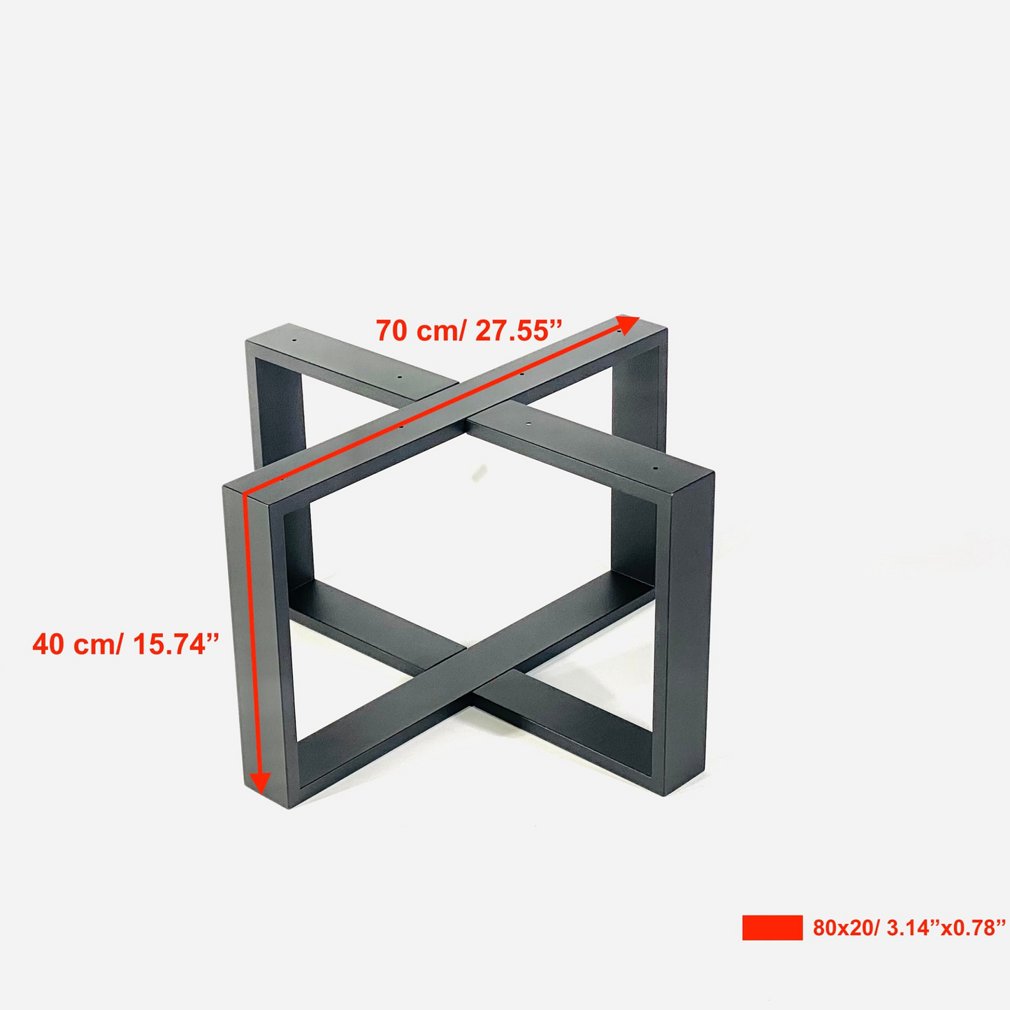 Coffee table base - SMALL SQUARE