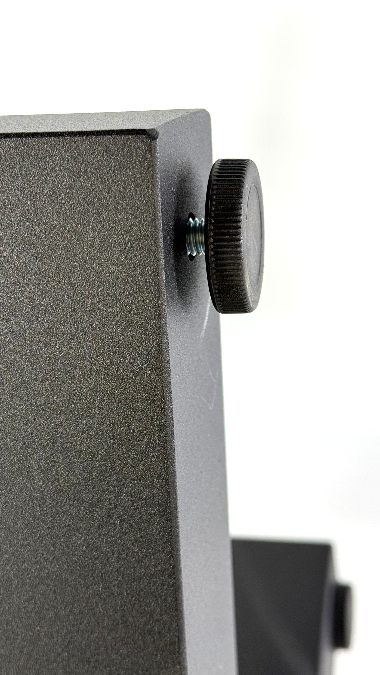 Close-up with bottom part of Metal Dining Table Base - SUN
