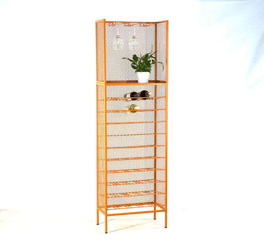 Freestanding Modern Metal Wine Rack - FREE