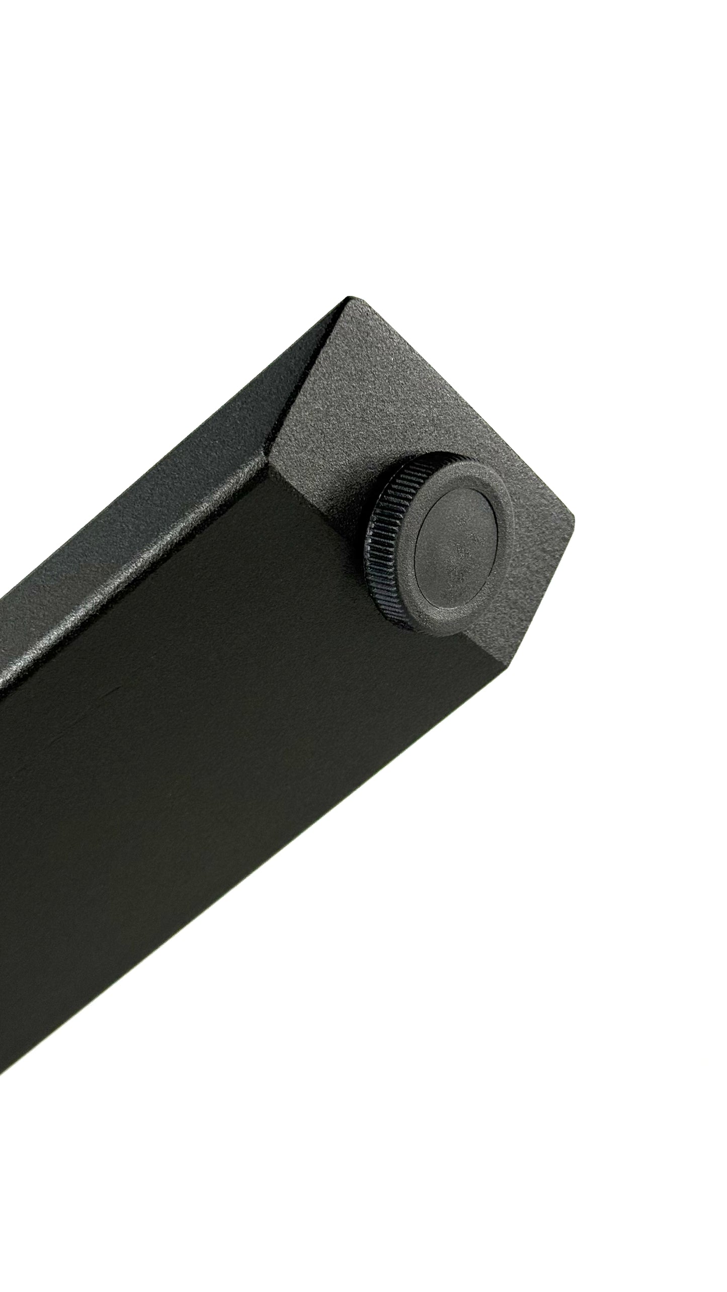 Self-leveling pads for Black Steel Table Base for Dining or Kitchen Table - TULIP