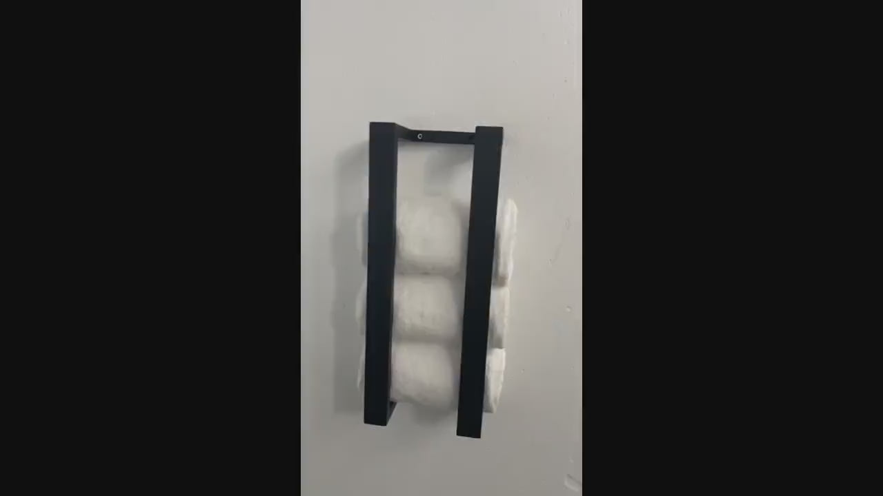 Industrial style STEEL HAND TOWEL holder,Hand towel holder,Bathroom hand towel holder,Hand towel rack,Wall mount tower holder,Towel Storage