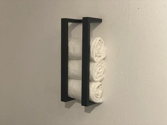 Industrial style STEEL HAND TOWEL holder,Hand towel holder,Bathroom hand towel holder,Hand towel rack,Wall mount tower holder,Towel Storage