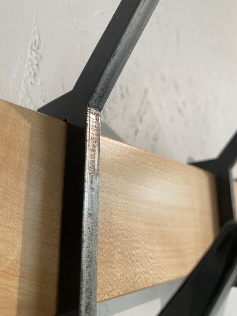 Wooden COAT & HAT rack, Wooden rack with removable hooks, Stylish maple wood rack with sliding hooks, Entryway coat hooks/ MAPLE