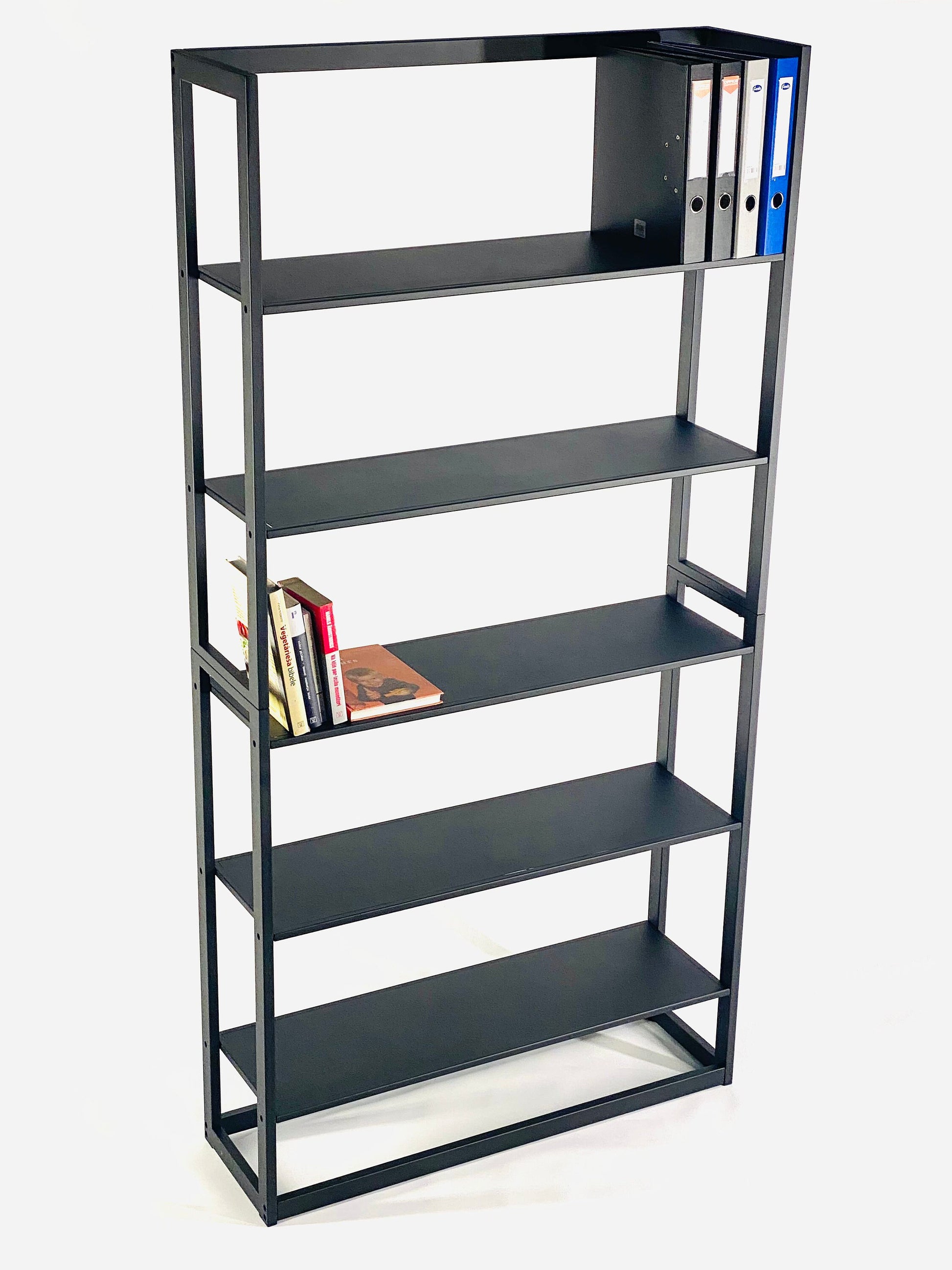 Free standing METAL SHELVING UNIT for books/folders/plants/home accessories/Steel stand/ Storage organiser/Kitchen shelving/Bathroom shelvin