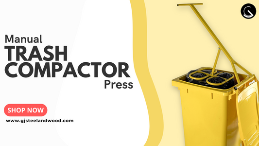 Manual Trash Compactor Press The Heavy-Duty Solution for Smarter Waste Management