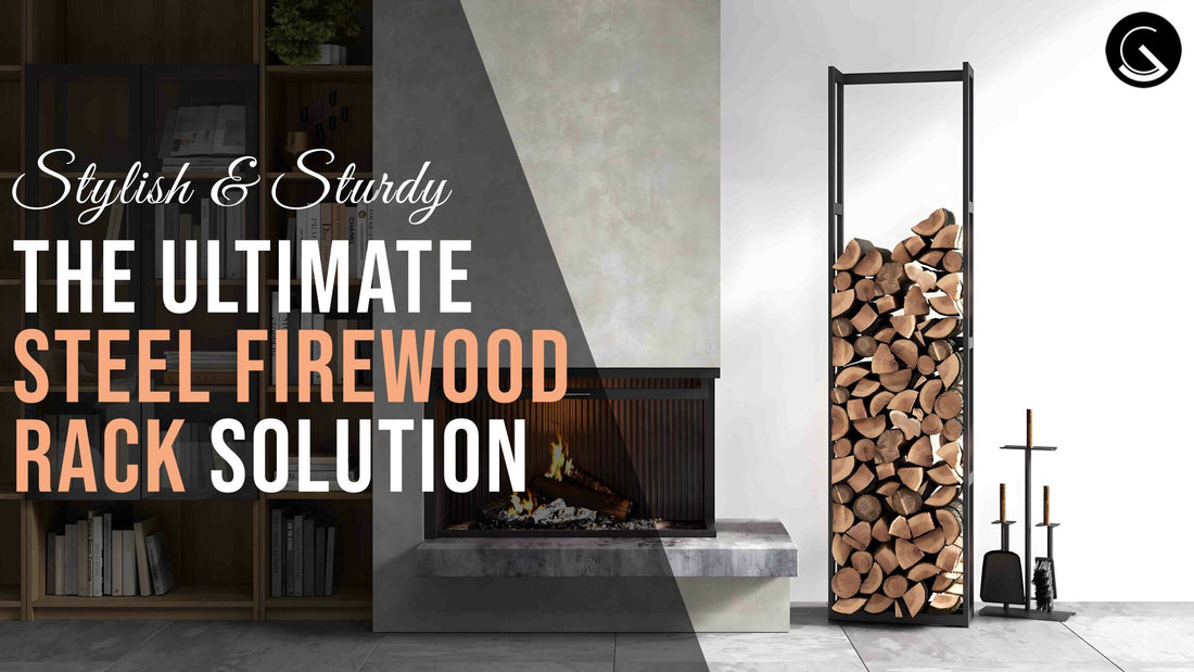 Vertical firewood rack - LARGE WOOD