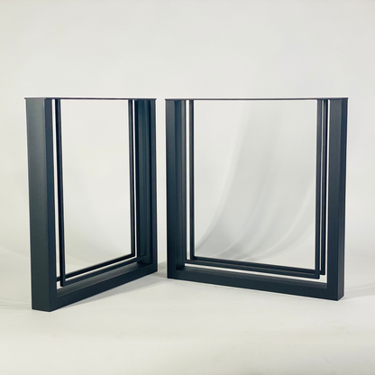 Desk table legs - SQUARE DOUBLE