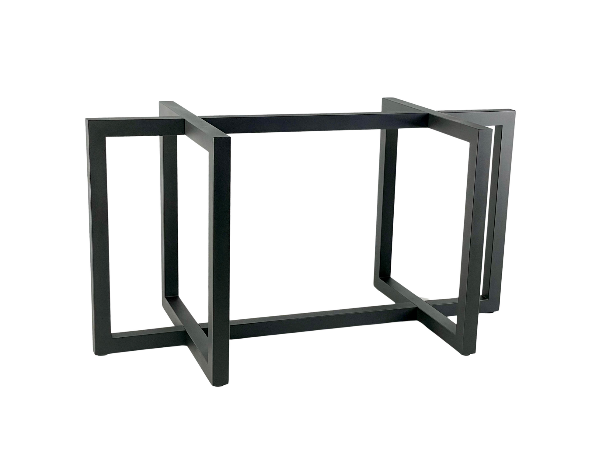 Side view of Heavy Duty Metal Furniture Base - FRAME