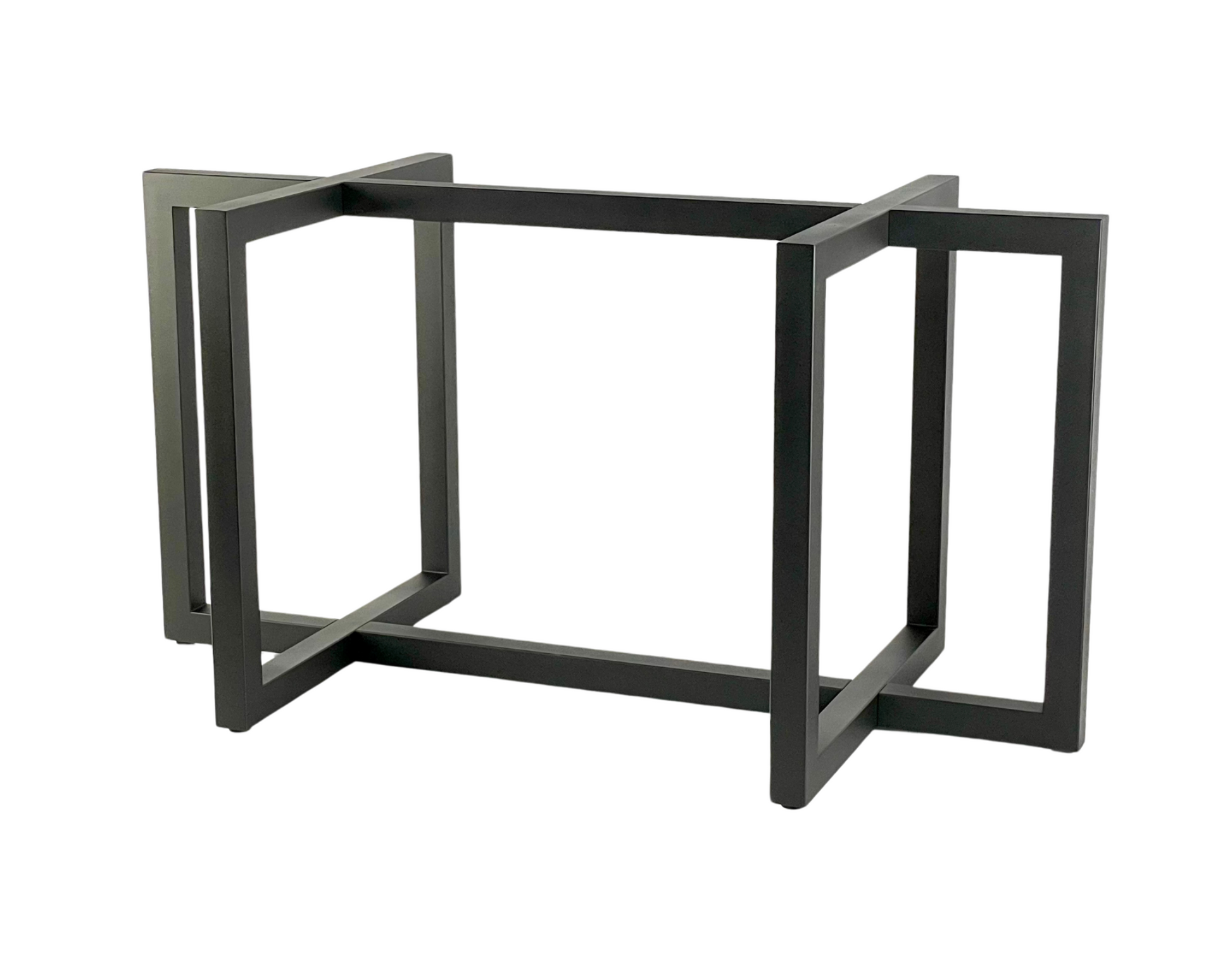 Front view of Heavy Duty Metal Furniture Base - FRAME