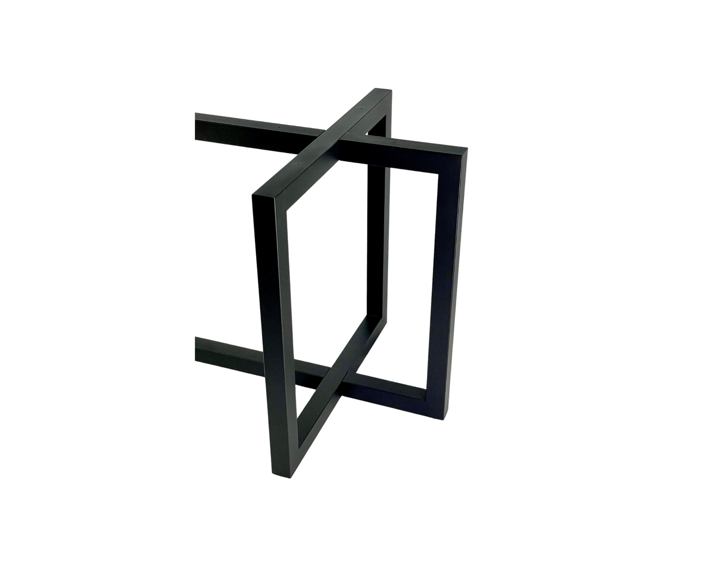 Close-up with top of Heavy Duty Metal Furniture Base - FRAME