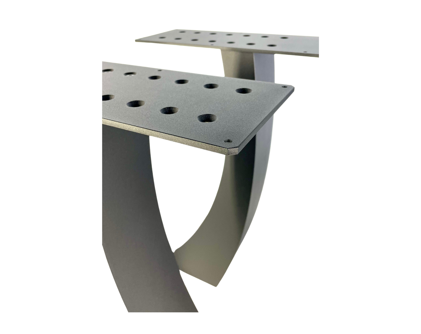 Close-up of Dining Table Legs - TRESTLE DOUBLE