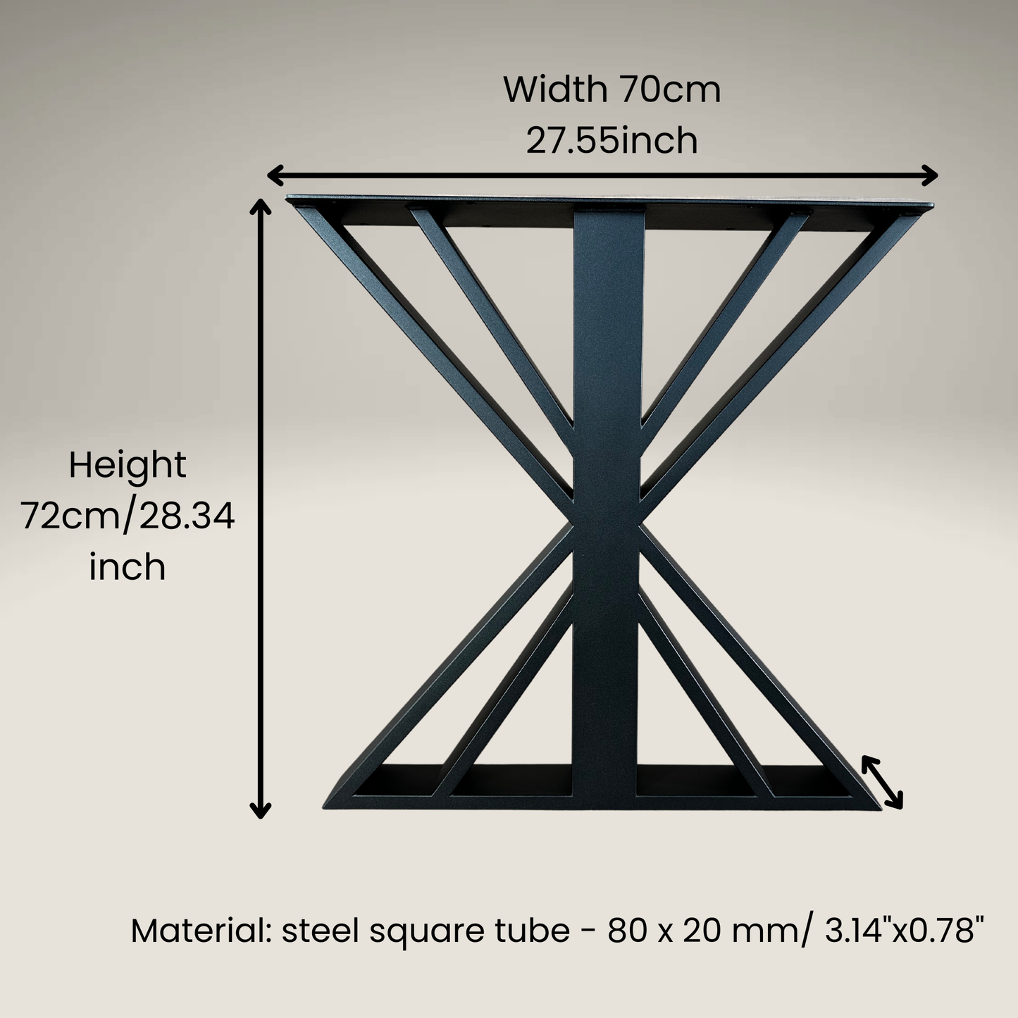 Desk table legs - FARMHOUSE