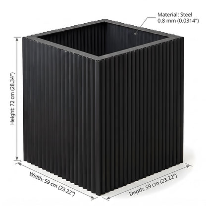 Fluted Steel Dining Table Base Dimension