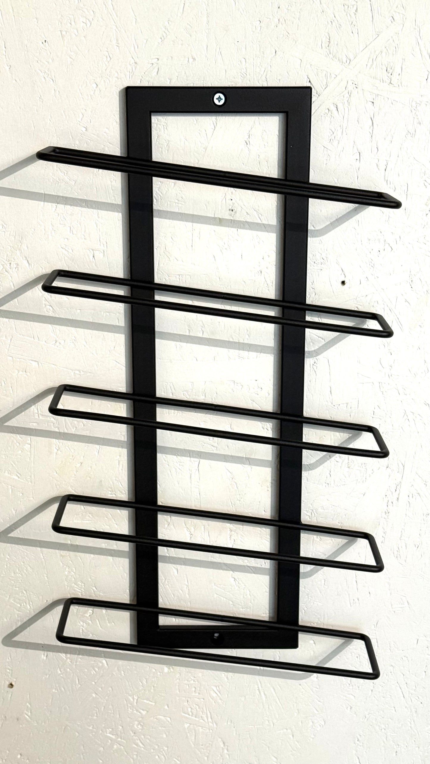 Wall-Mounted Metal Wine Rack - APPLE