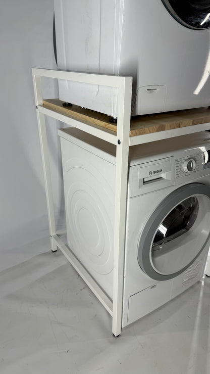 Side view with Steel Stand for Washing Machine and Dryer - FRESH