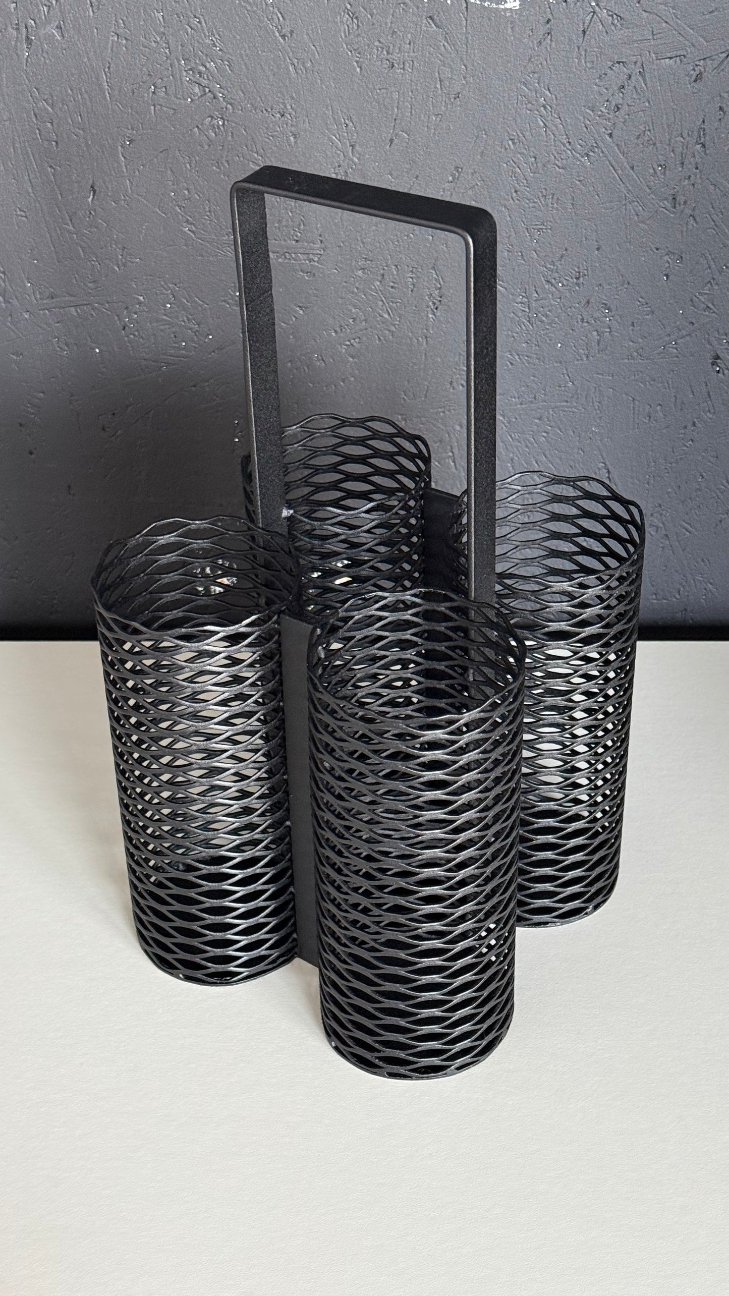 Top view of Metal Wine Basket - CARRY