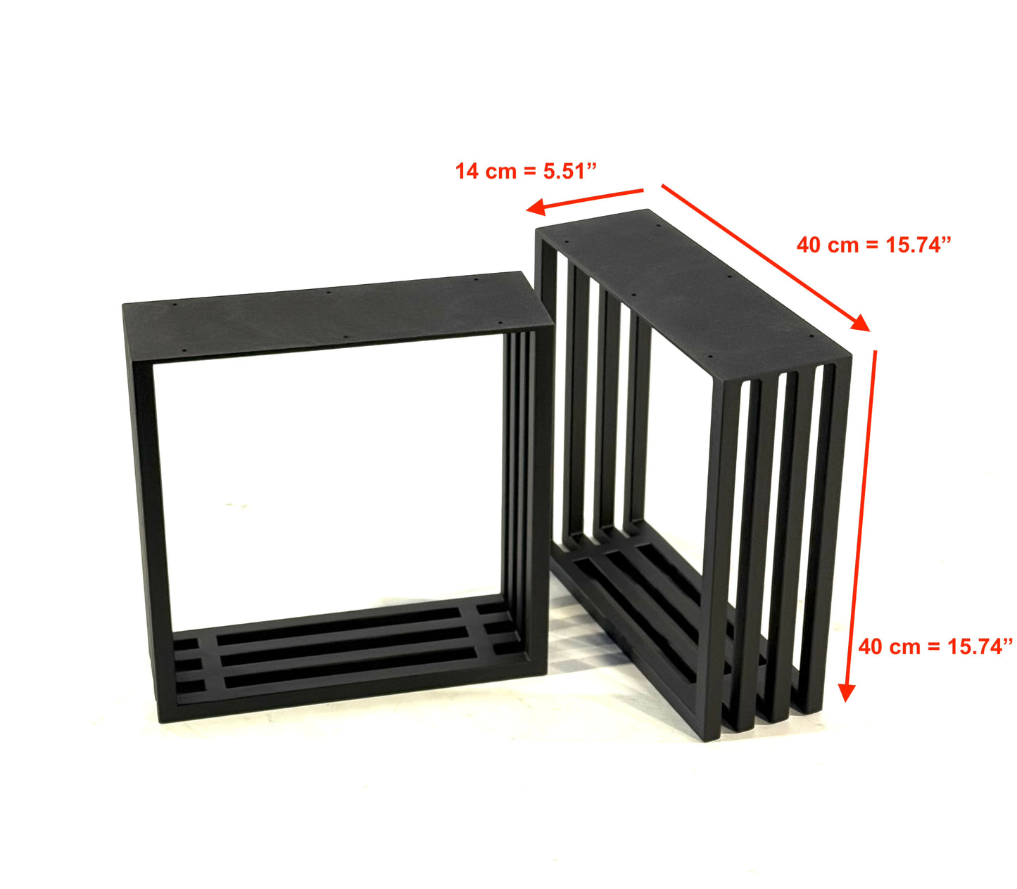 Metal Furniture Legs - STRIPES