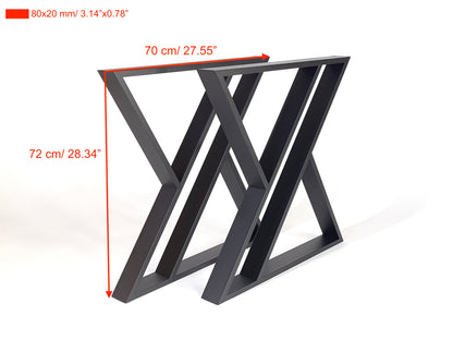 Desk table legs - SANDTIMER DOUBLE