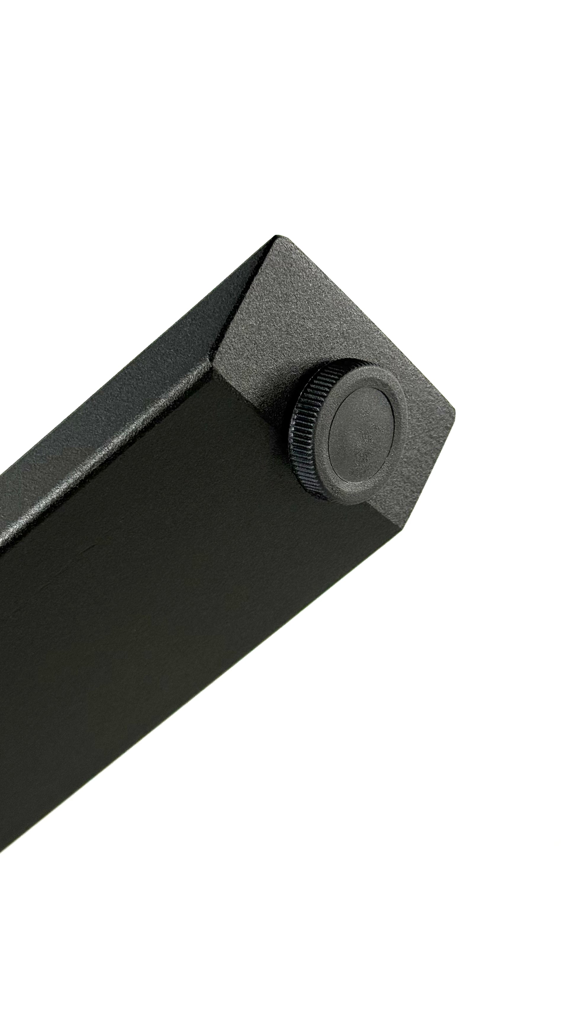 Self-leveling pads for Black Steel Table Base for Dining or Kitchen Table - TULIP