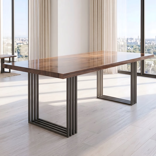 Modern Steel Table Legs - STRIPES