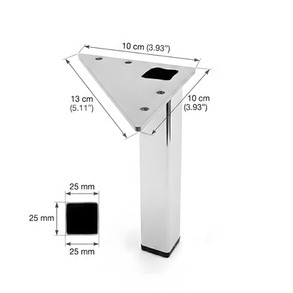 Powder Coated Cabinet Feet Dimensions
