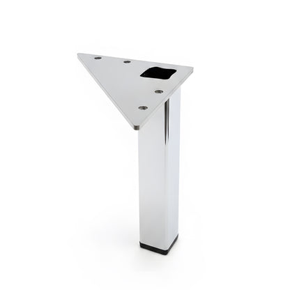Powder Coated Cabinet Feet_square steel furniture legs Side View