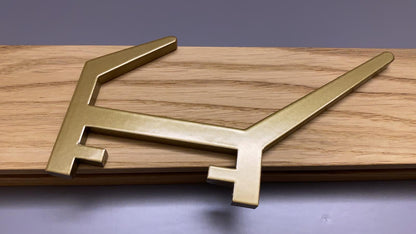 Coat & hat rack white - OAK (90 cm - 35.43)