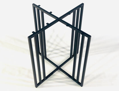 Dining table base for ROUND or SQUARE table top,Industrial style table leg,Steel table base,Dining table leg,Kitchen table leg/DIAGONAL 70cm