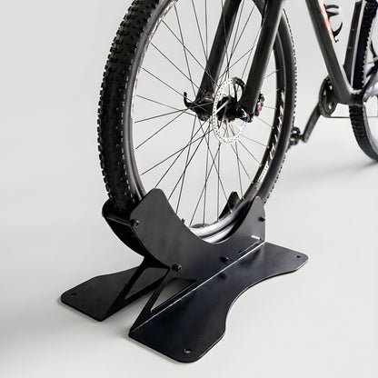 Heavy Duty Steel Bicycle Rack | Industrial Floor Stand Bike Holder