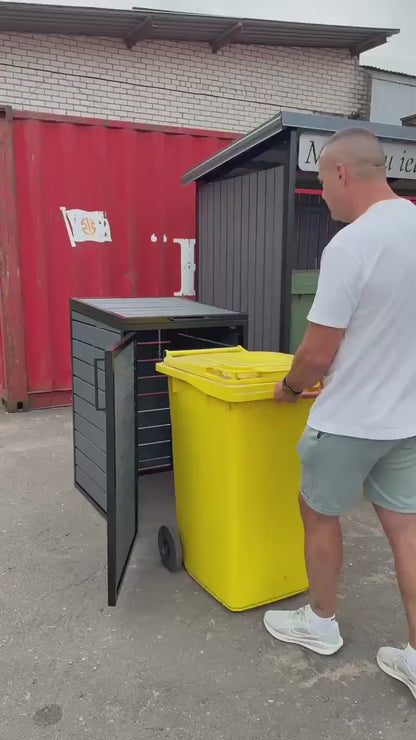 Outdoor Bin Storage in use video