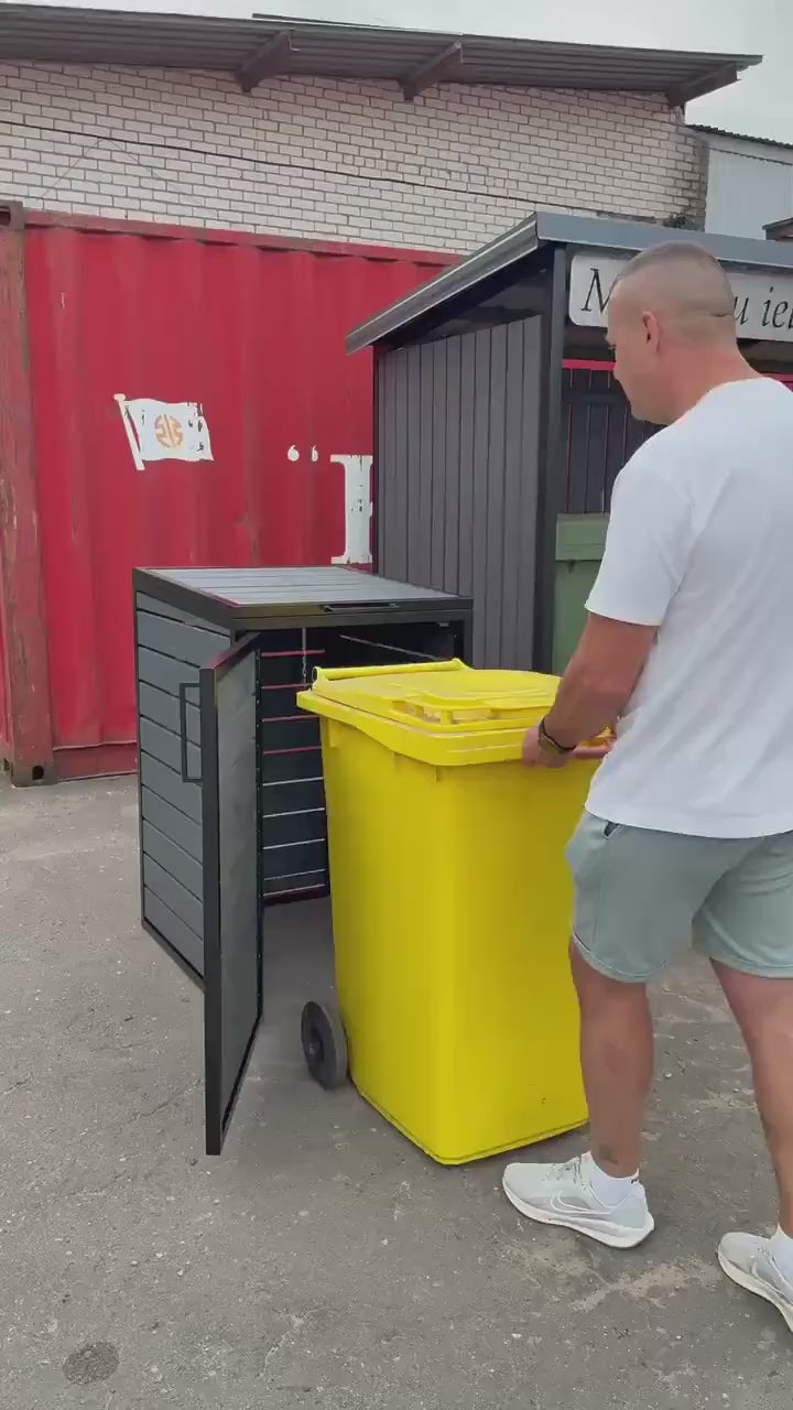Outdoor Bin Storage in use video