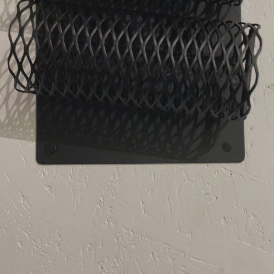 Video of Wall-Mounted Metal Wine Rack