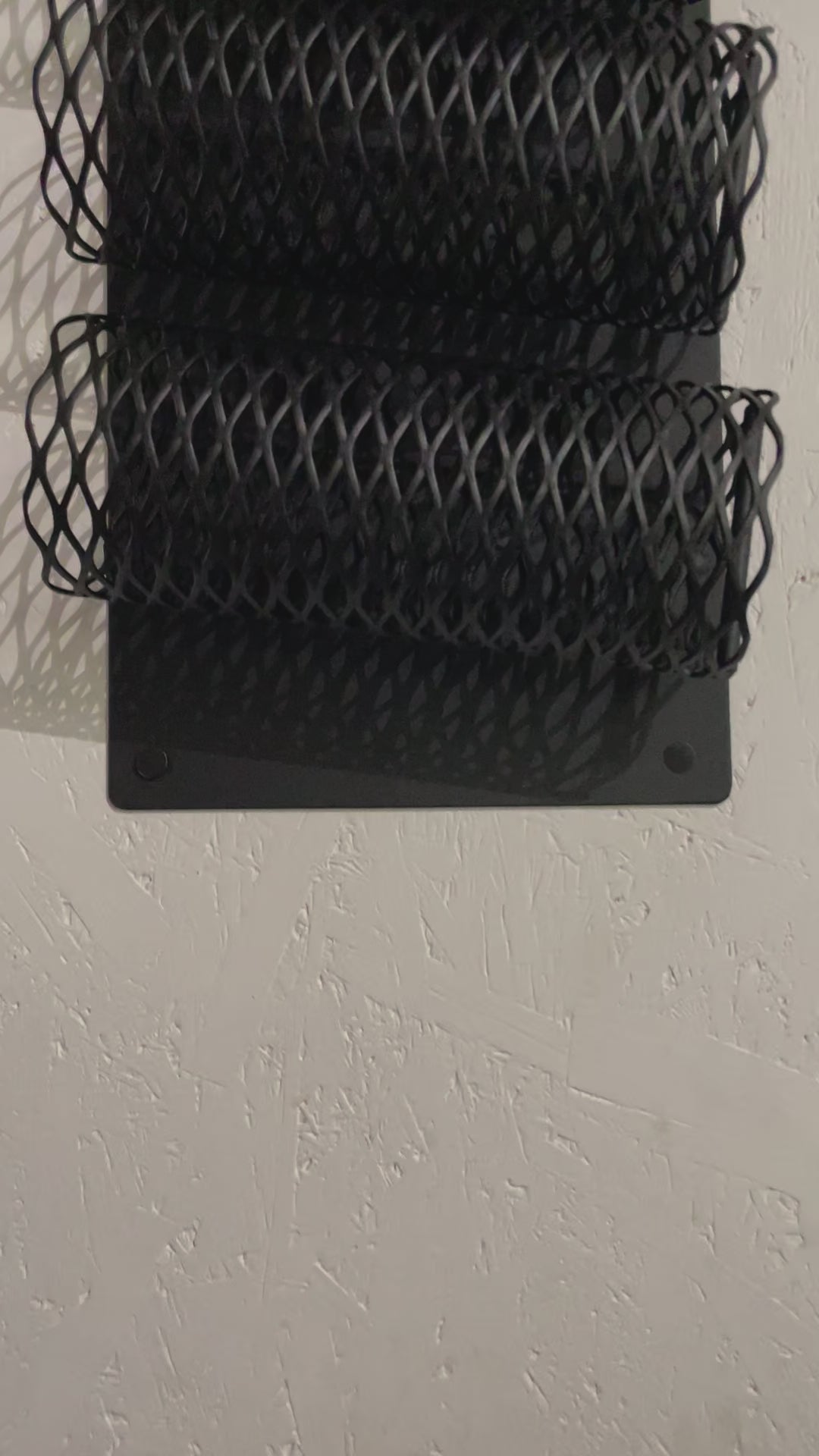 Video of Wall-Mounted Metal Wine Rack