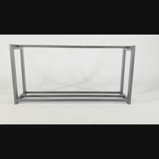 ELEGANT FLAT FIREWOOD rack/ Horizontal firewood rack/ Floor firewood rack