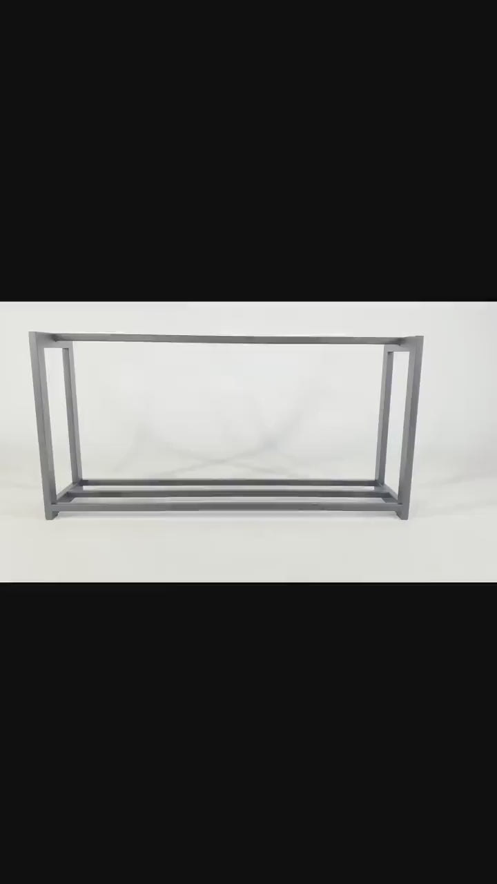 ELEGANT FLAT FIREWOOD rack/ Horizontal firewood rack/ Floor firewood rack