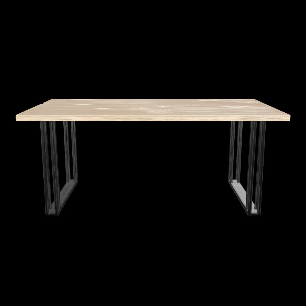 Desk table legs - SQUARE Style 3D Model view