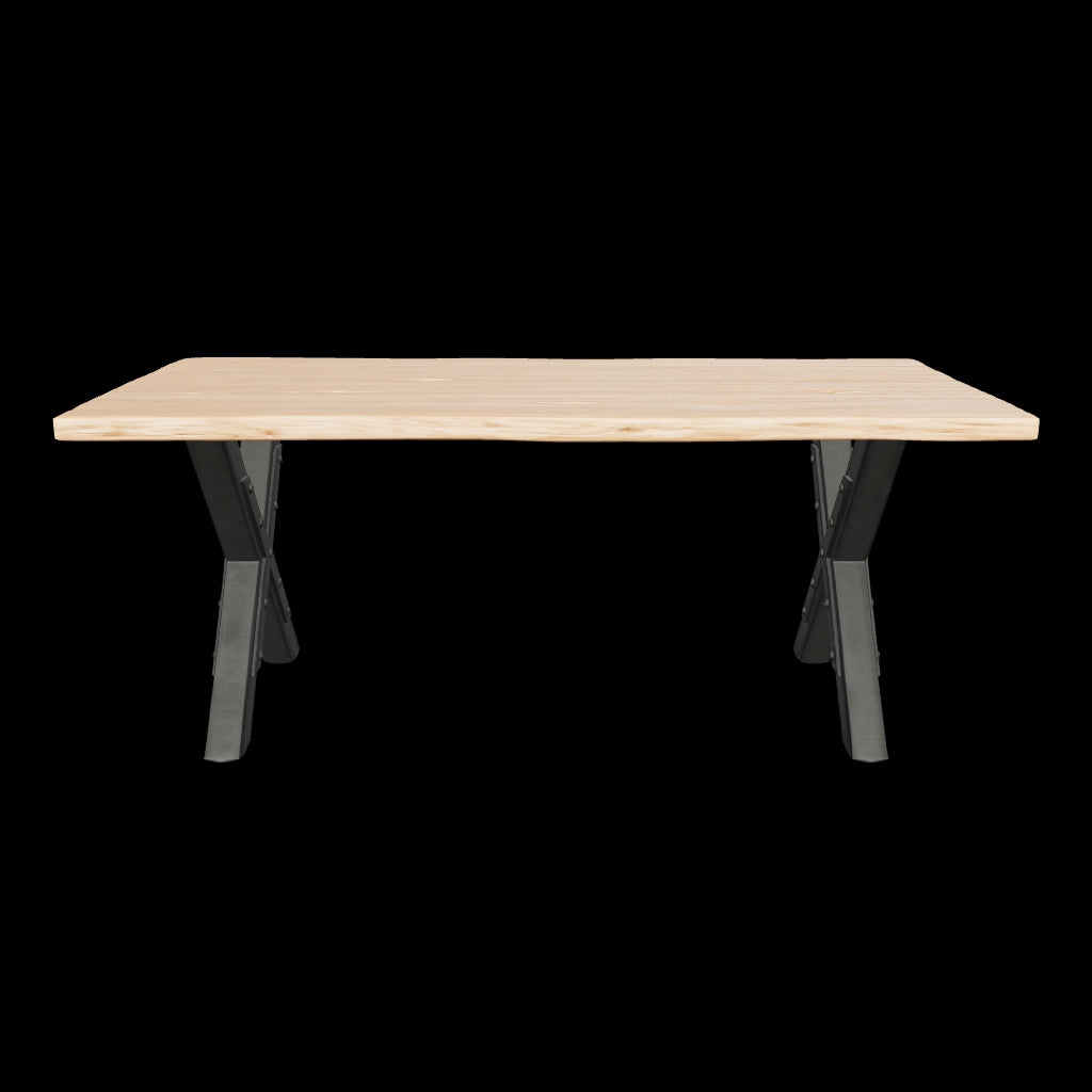 Heavy Duty Steel X-Frame Table Legs 3D Model