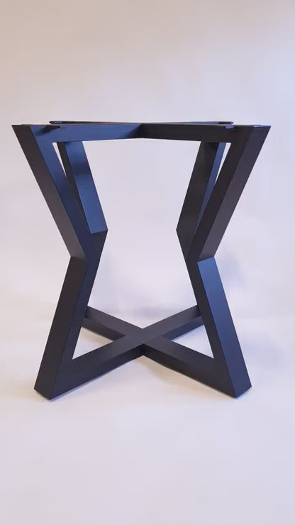 Dining table base for ROUND and SQUARE table top,Industrial style table leg,Steel metal table leg,Dining table leg,Kitchen table leg/ 80 cm