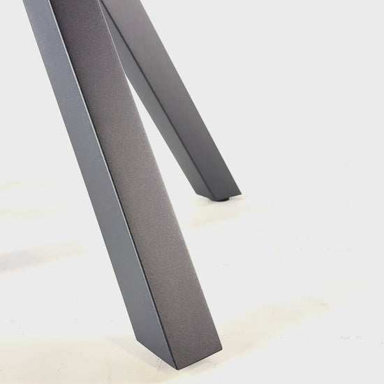 Video with Industrial Spider-Style Steel Table Base - URBAN