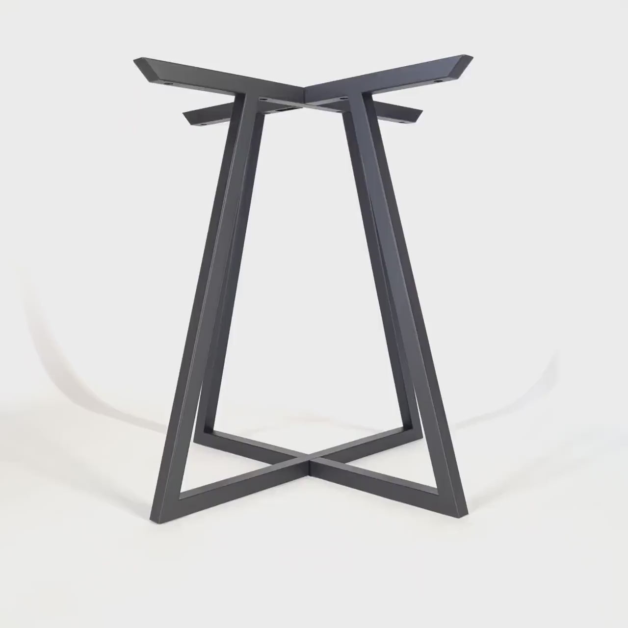 Dining table base for ROUND or SQUARE table top,Industrial style table leg,Steel table base,Dining table leg,Kitchen table leg/DIAGONAL 70cm