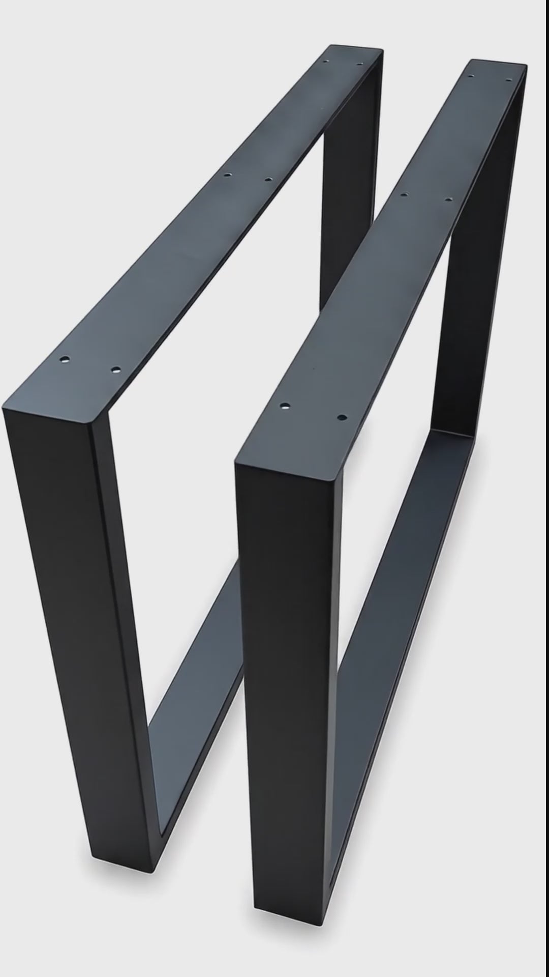Square Metal Furniture Legs - Black_Video