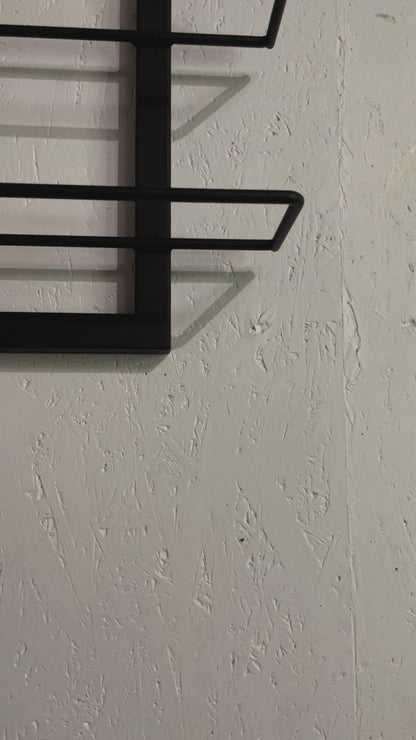 Wall-Mounted Metal Wine Rack - VINO