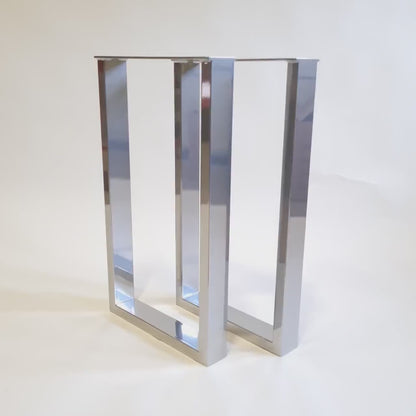 INDUSTRIAL style SQUARE type steel table legs,SET of 2 dining table legs, Steel metal table legs, Dining table legs, Kitchen table legs
