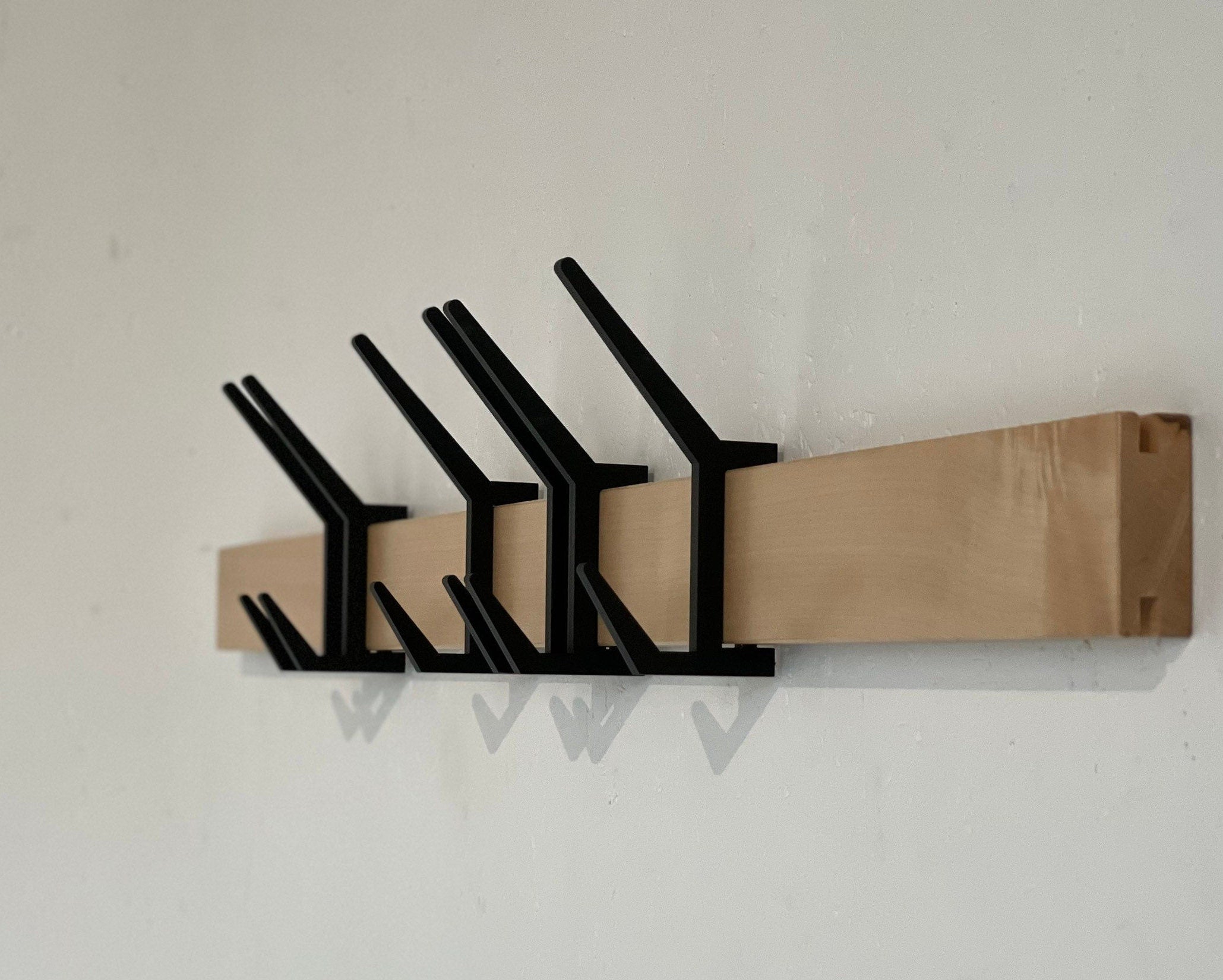 Capot Rack Coat & hat rack black - MAPLE (90 cm - 35.43) – Gjsteelandwood