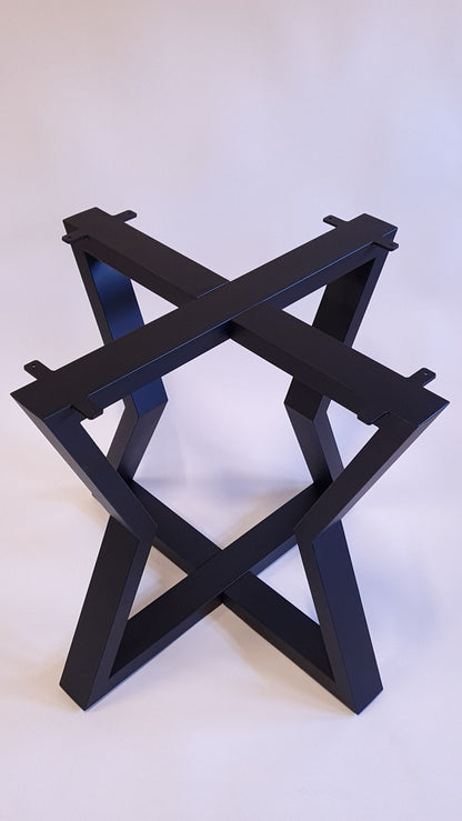 Dining table base for ROUND and SQUARE table top,Industrial style table leg,Steel metal table leg,Dining table leg,Kitchen table leg/ 80 cm