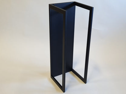 ELEGANT WALL FIREWOOD rack with wall protector/ metal plate/ Larger size