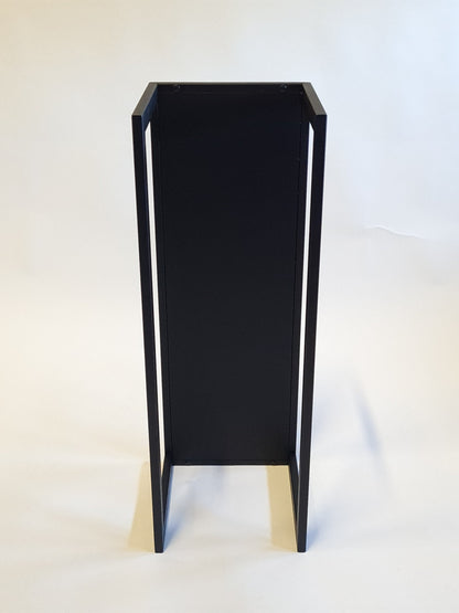ELEGANT WALL FIREWOOD rack with wall protector/ metal plate/ Larger size
