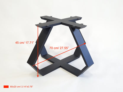 Coffee TABLE base for ROUND and SQUARE table top,Steel table base,Metal table base,Industrial style steel table base