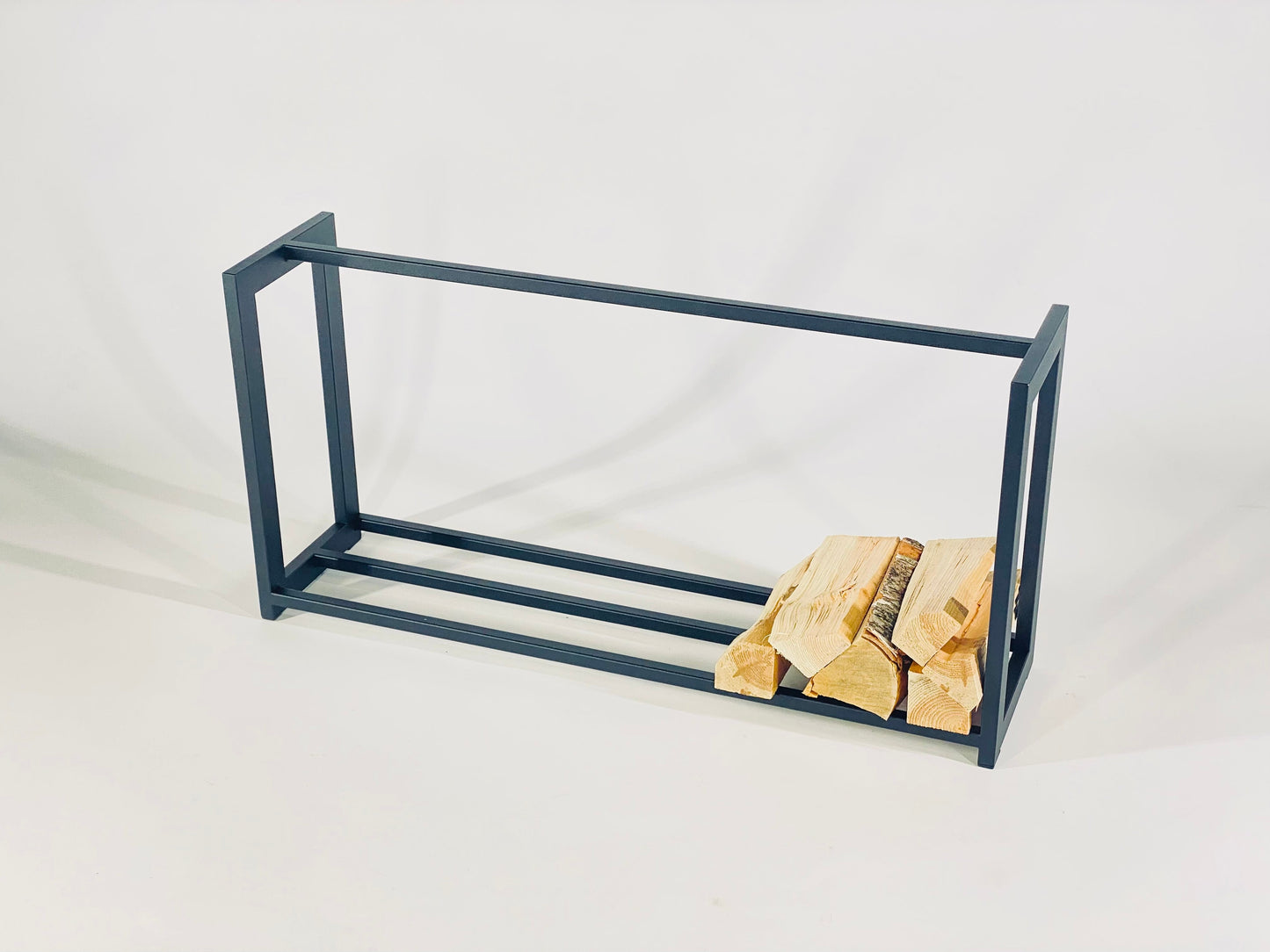 ELEGANT FLAT FIREWOOD rack/ Horizontal firewood rack/ Floor firewood rack