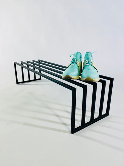 Ultra modern industrial style STEEL SHOE RACK